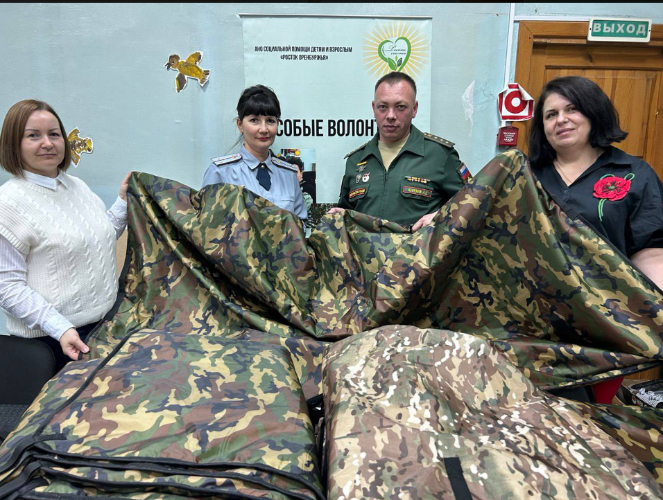 Осужденные в Оренбуржье шьют защитные одеяла для военнослужащих СВО