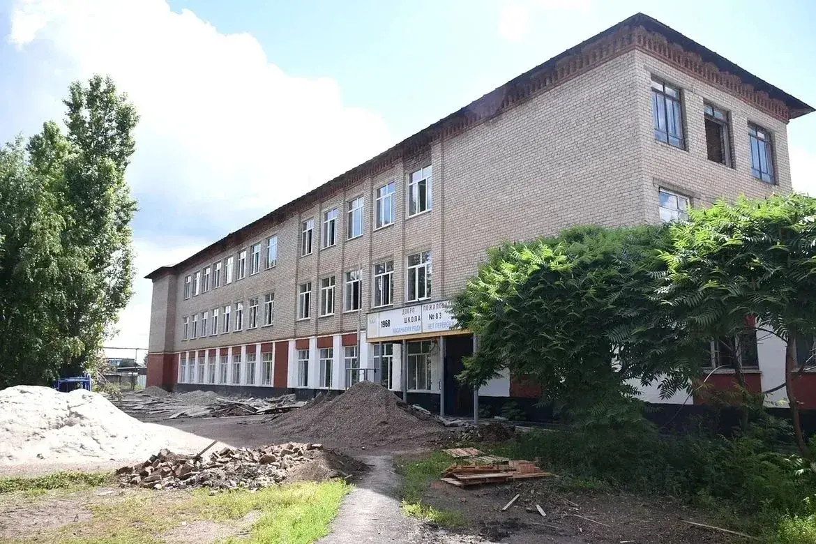 В селе Городище идет капитальный ремонт школы