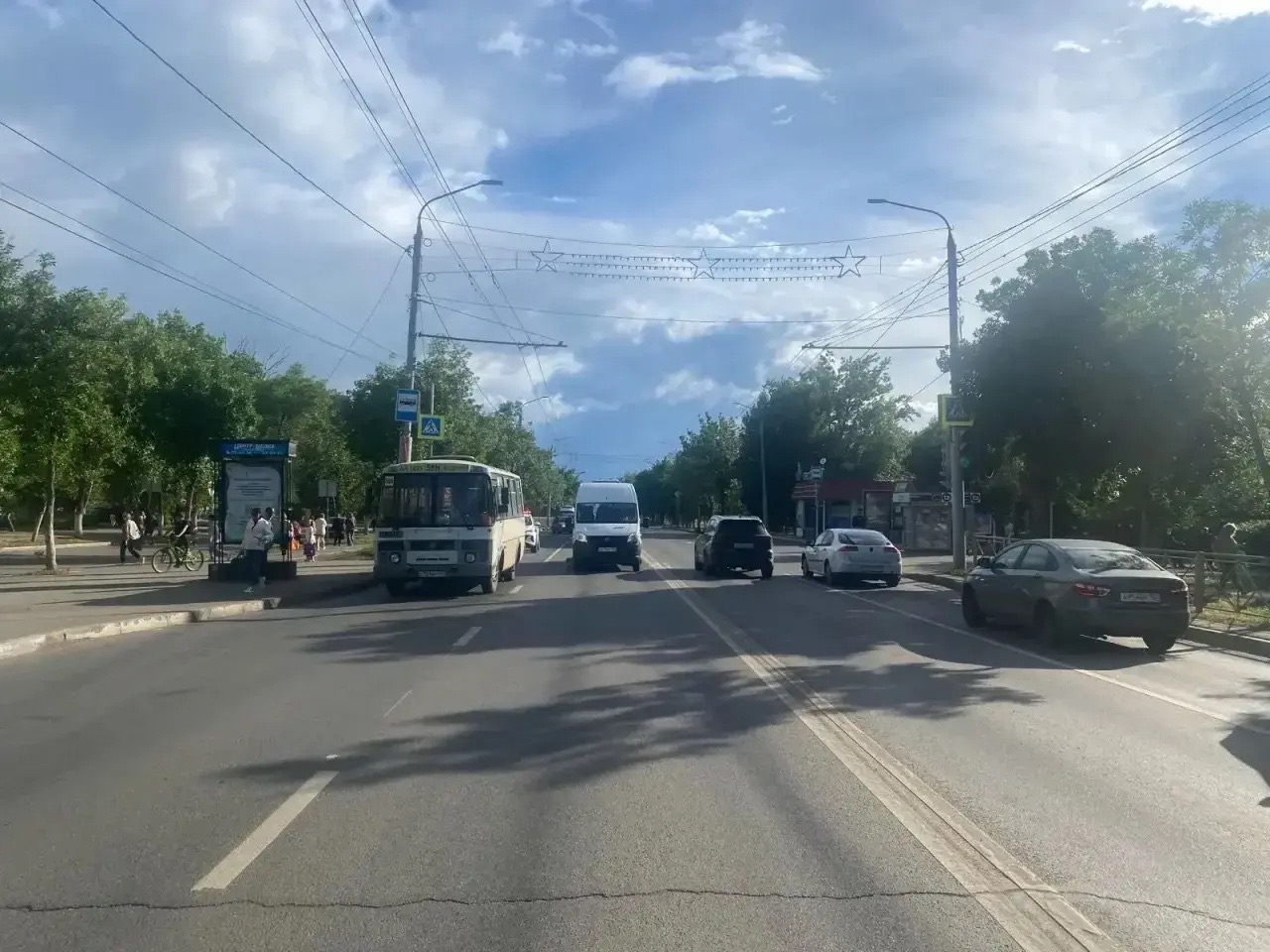 В Оренбурге автобус сбил двух женщин на пешеходном переходе