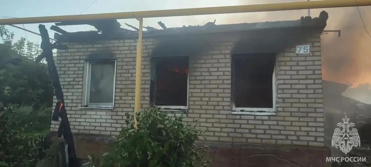 В Александровском районе при пожаре погиб мужчина