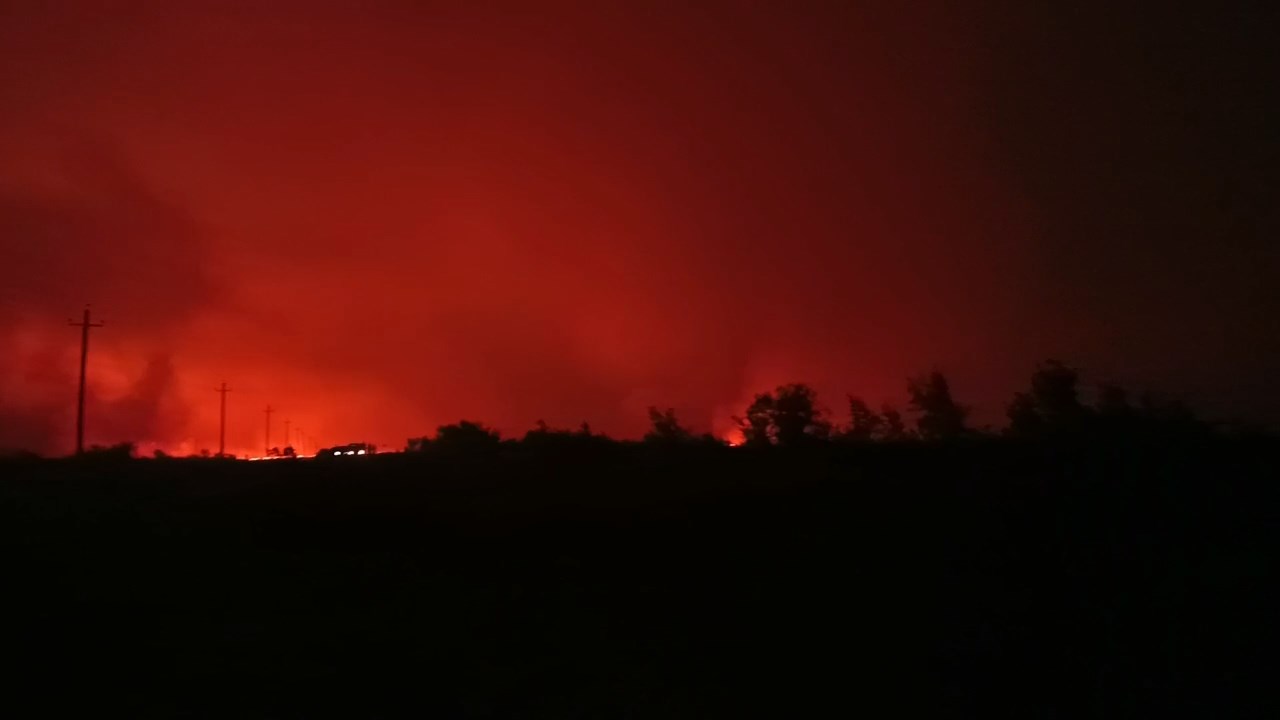 В Домбаровском районе после пожара зафиксировали превышение взвешенных веществ