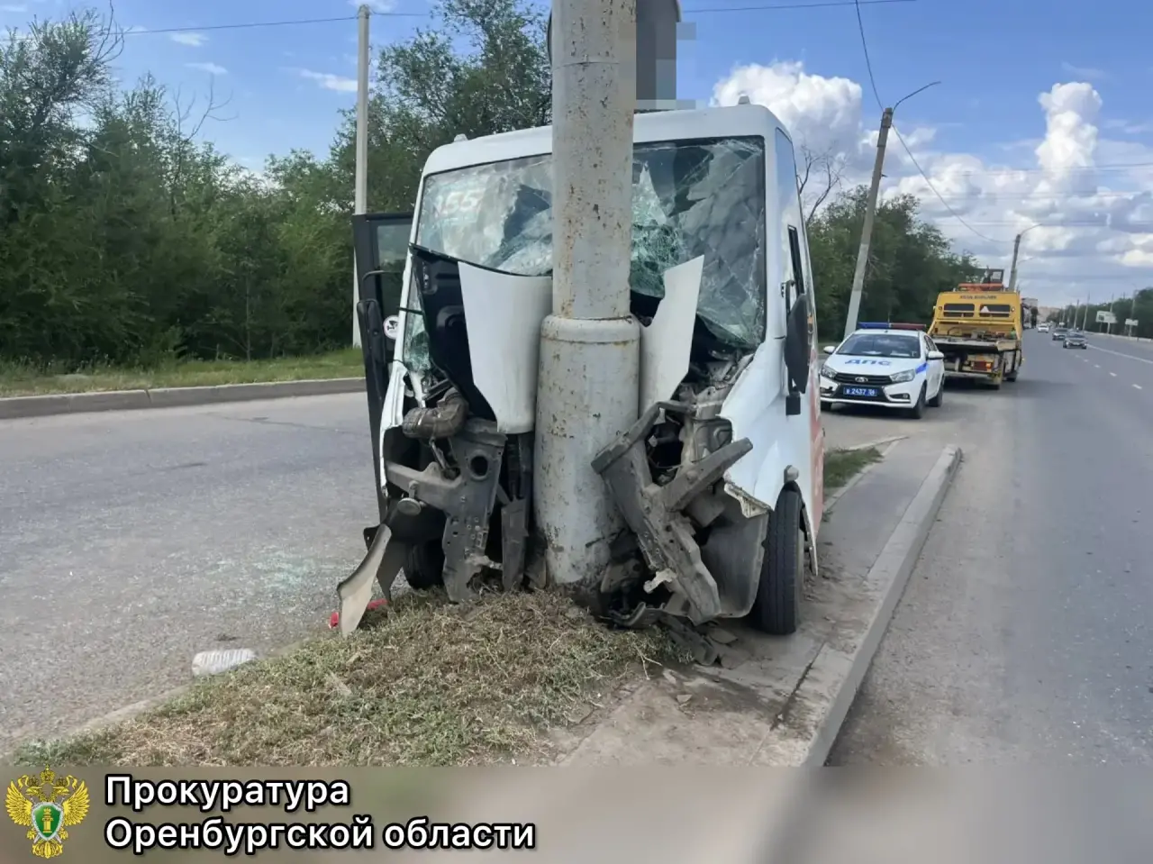 Прокуратура Оренбуржья проводит проверку по факту ДТП с маршруткой на Донгузской