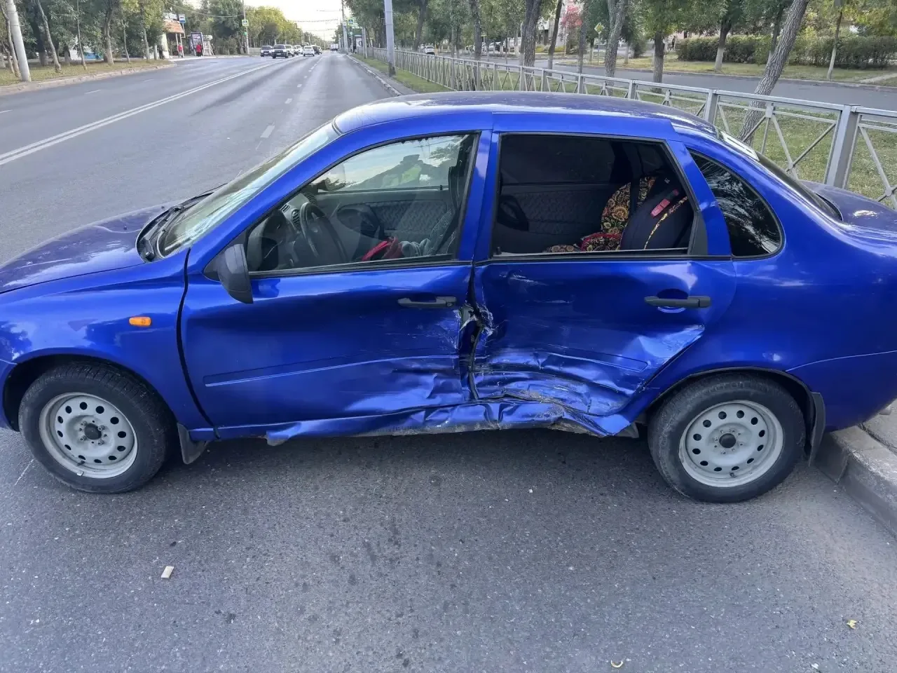 В Оренбурге в ДТП пострадали женщина и ребёнок