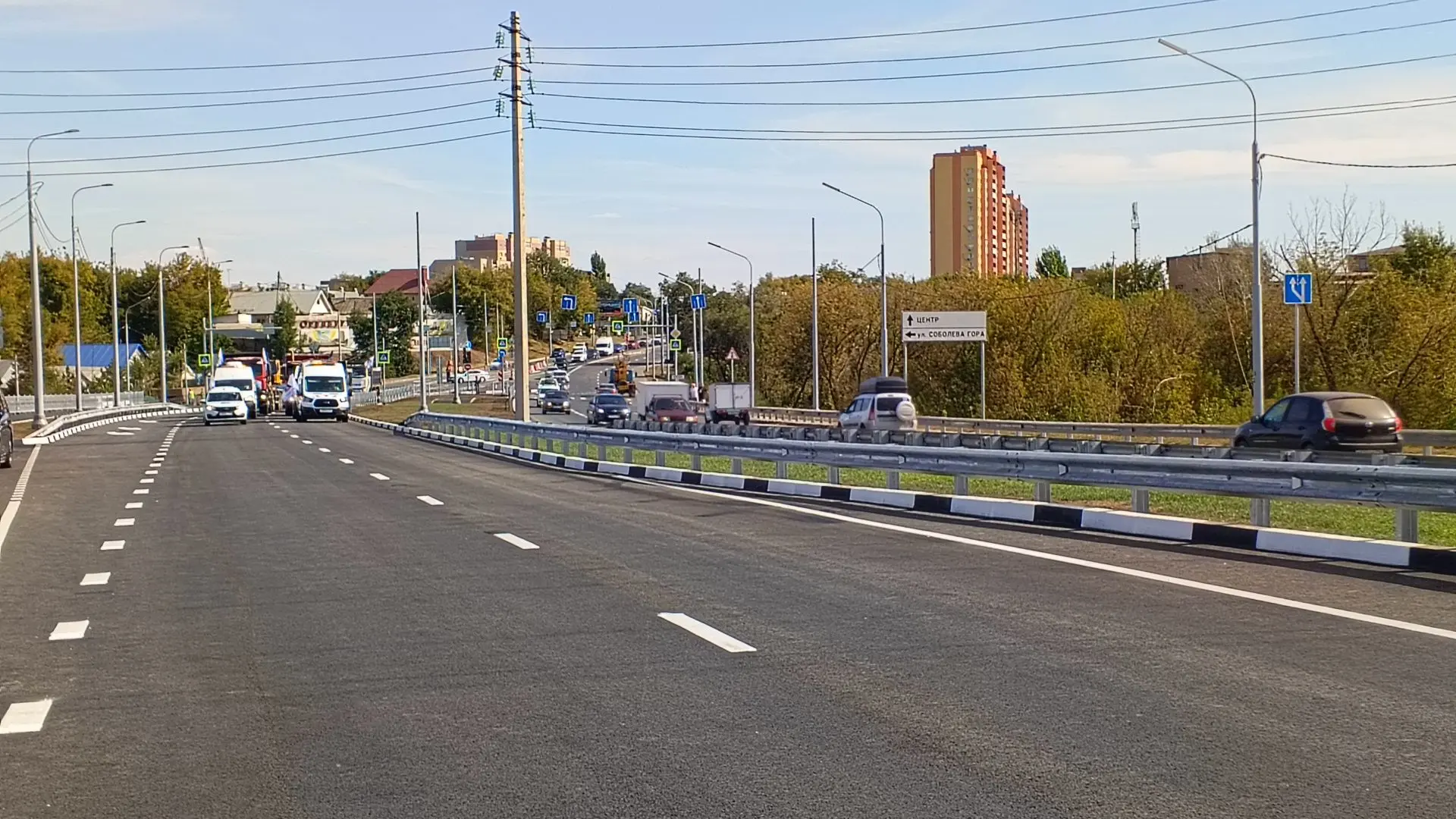 Евгений Солнцев открыл новый мост через Сакмару