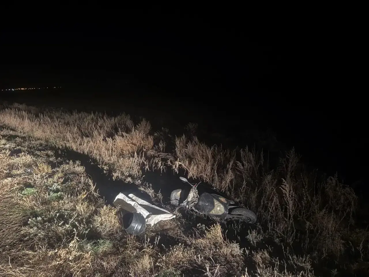 Под Оренбургом в ДТП пострадал водитель мопеда