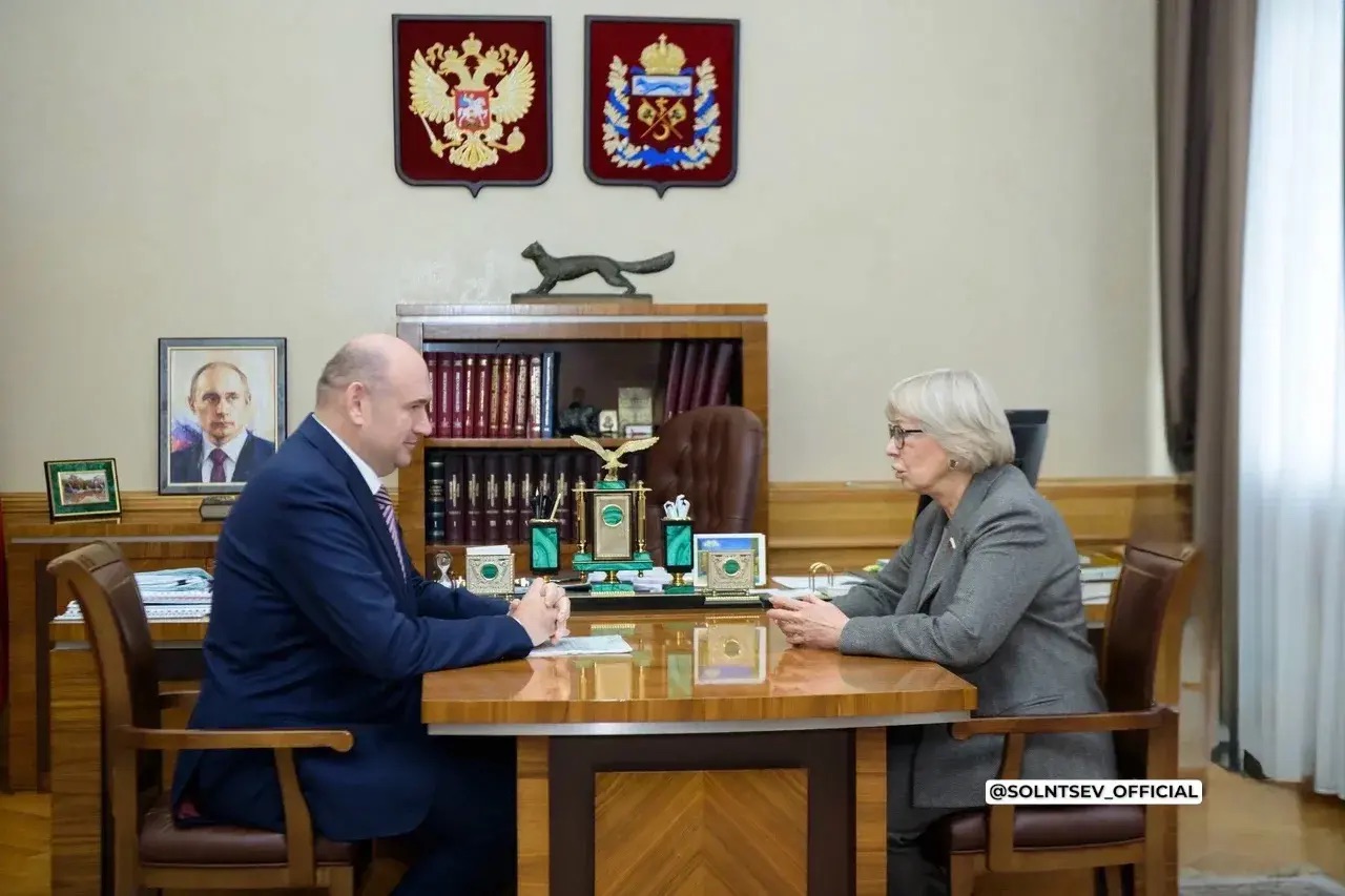 Евгений Солнцев встретился с депутатом Госдумы РФ Татьяной Машковской
